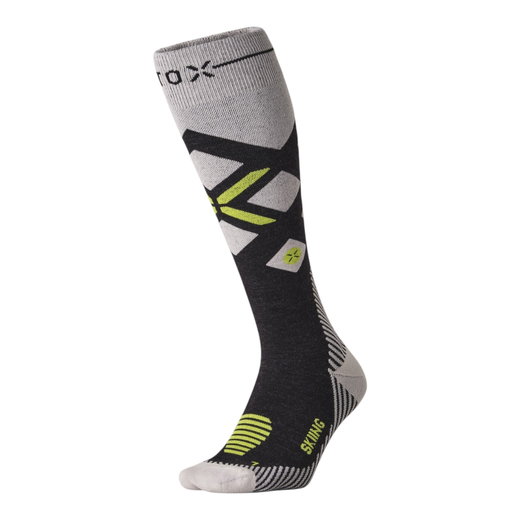 STOX Energy Socks Skisocke Skiing Merino (Kompression fördert Durchblutung) charcoalgrau Herren - 1 Paar